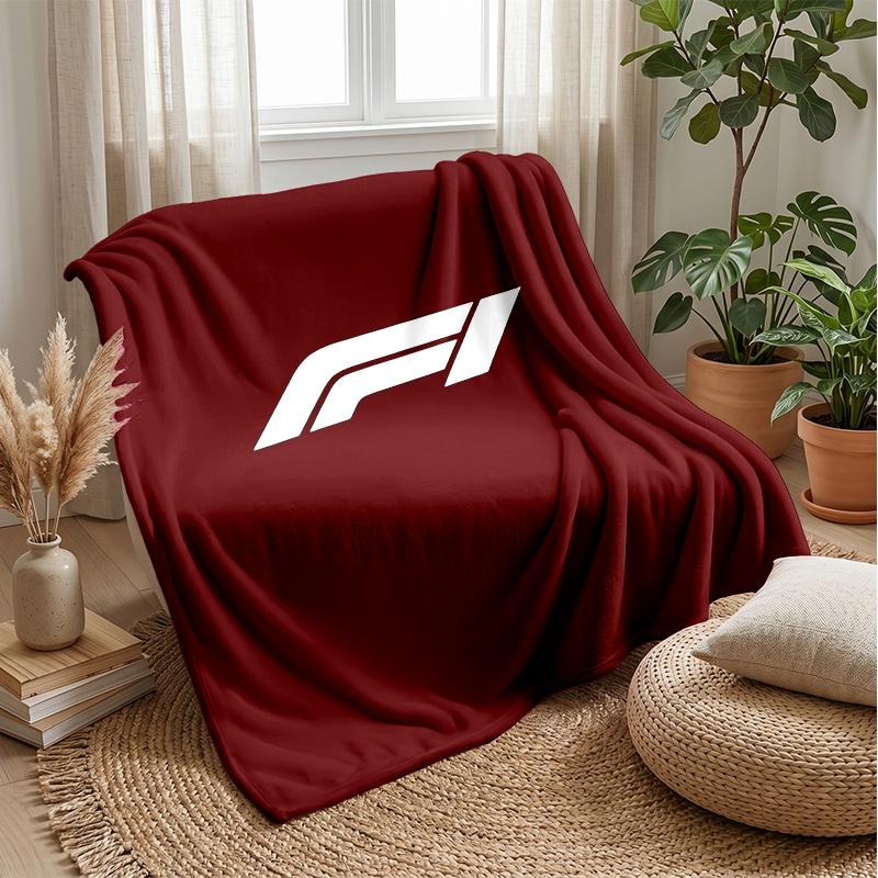 Coperta Morbida in Flanella Pile F1 Coperta Calda e Accogliente per Divano Letto Viaggio Uso in Tutte le Stagioni