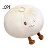 Plush Dumpling Pillow Cute Throw Pillow, Soft Stuffed Food Toy for Kids Adults, Unique Gift Birthdays Decorative Cartoon Bun Cushion Bedroom