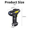 120W Car Air Pump Handheld Electric Car Tire Inflatable Pump Portable Rechargeable Air Compressor Digital Auto Tire Inflator Equipment
