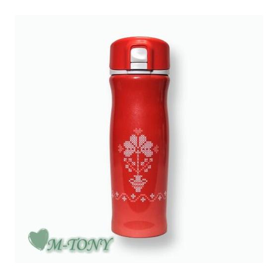 Starbucks Starbucks SS Stainless Steel Bottle Valentine Tumbler Cross Stitch Clover 355ml (12oz)  Overseas Limited Item/Not Released in