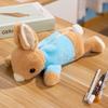 Plush Animal Pencil Case Cute Otter Birds Rabbit Pen Bag Animal Pencil Case Stationery Pouch School Season Gifts For Students