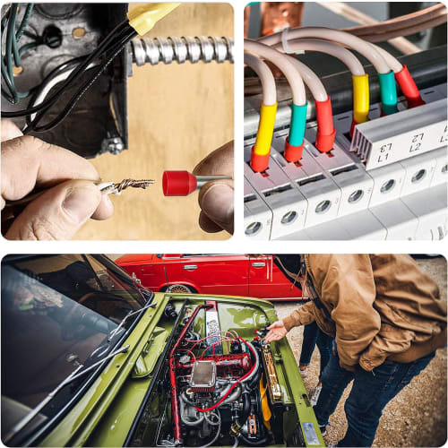 IWISS Ferrule Crimping Pliers, Crimping Tool for Wire End Sleeves, 0.25-6.0mm?, HSC8 6-4F