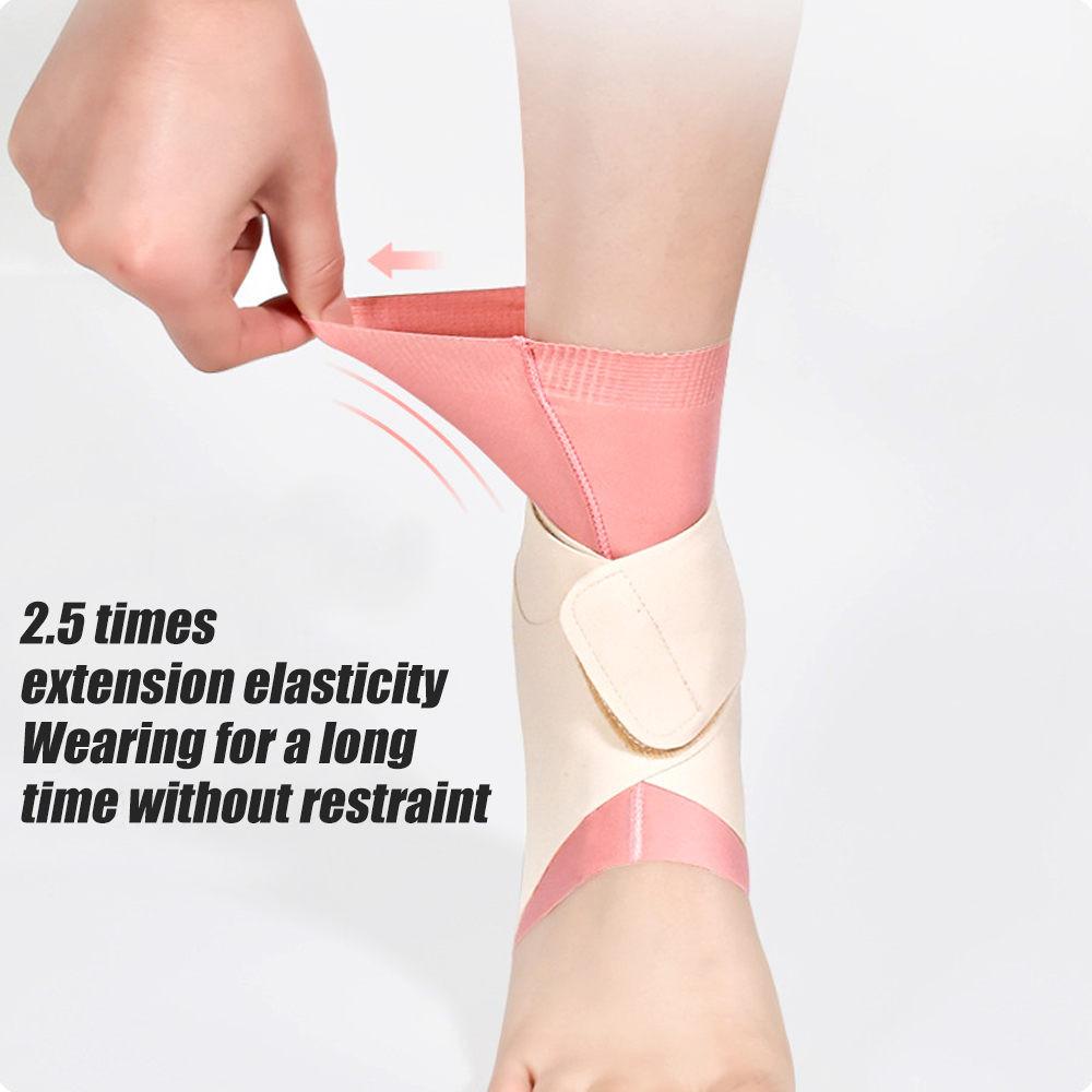 1Pcs Ankle Compression Support With Silicone Gel Pad, Adjustable Lightweight Ankle Brace for Injury Recovery, Joint Pain, Recovery