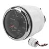 Oil Pressure Gauge Pointer 52mm 2.0in 10‑184 Ohm  Colourful Backlight Adjustable Universal for Cars BoatsBlack