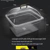 Qianxing Acrylic Food Display Tray with Lid