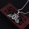 European and American Fashion Fitness Titanium Steel Men's and Women's Titanium Steel Chain Necklaces Men's