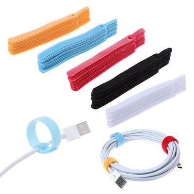 20pcs Practical Fastening  Reusable Wire Protector Cable Organizer Nylon Ties Management