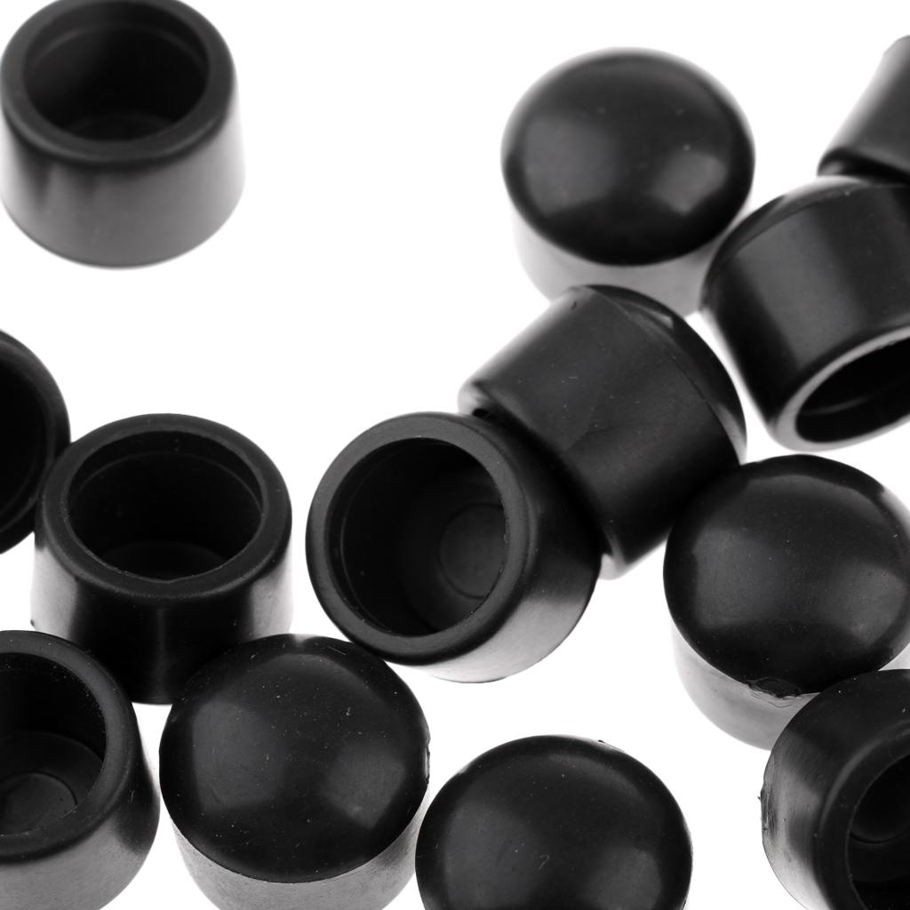 16 × FOOSBALL Machine Rod End Caps, Table Football Rubber Caps 1/2 Inch