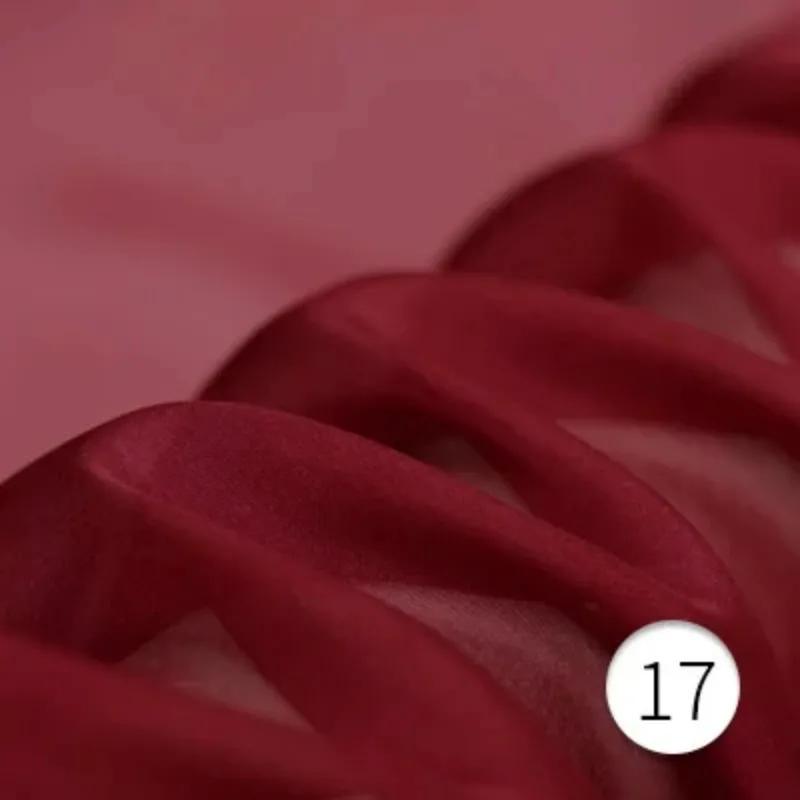 100% hedvábný šifon z moruše na metr pro Hanfu, svatební šaty, pyžama, sukně, šití DIY, tenká látka, prodyšná