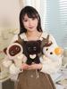 Soft Plush Calico Siamese & Black Cat Dolls - Cute Desktop Companions & Perfect Birthday Gifts for Girls