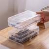 Transparent Pencil Box Hard Plastic Pencil Case Crayon Pen Box Sketch Pencil Case Stacking Office Supplies Organizer Box
