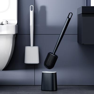 Toilettenbürste Haushalt Abnehmbarer Stiel Toilettenbürste Reinigungsbürste Nicht Perforierte Wandmontierte Toilettenbürste