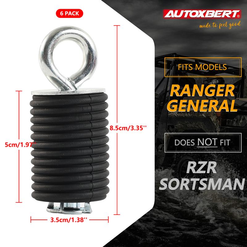 6 Pack Tie ATV Down Anchors For Polaris Ranger 570 1000 XP 700 900 800 General Lock Cargo Ride Carriage UTV Accessories Fixed