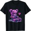 Goth Pastel Cute Creepy Kawaii Gamer Teddy Bear Gaming T-Shirt(2)