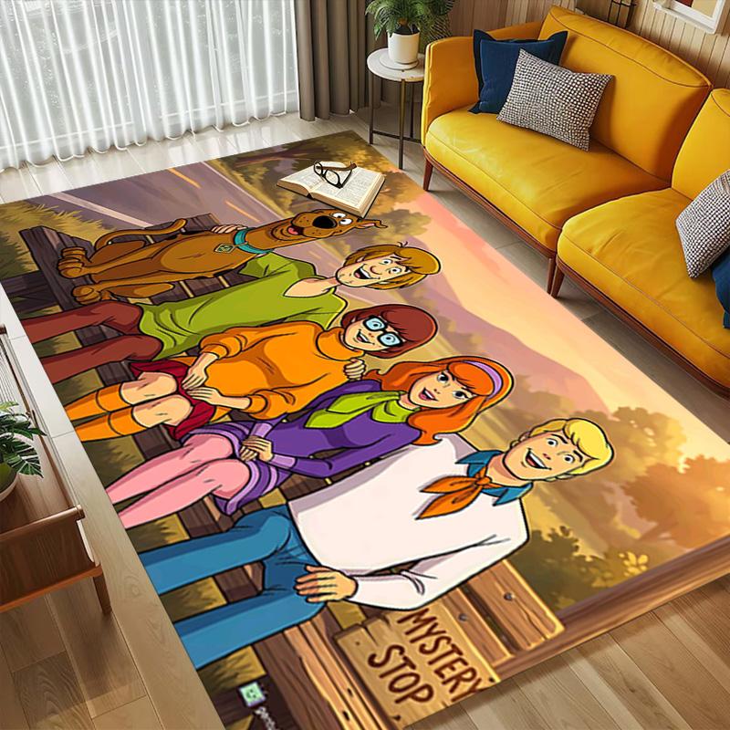 Scoobydoo Mystery Living Room Nonslip Area Rug Soft Carpet For Bedroom Game Playroom Sofa Office Home Decor Doormat Christmas Gift C922327