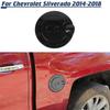 Fuel Tank Door Gas Cap Overlay Cover For Chevy Silverado/GMC Sierra 14-18 Black
