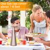 Outdoor Fly Bug Repeller Kitchen Dining Table Meal Pest Fan 360° Rotation Fan-type Food Protector Pest Drive Away Table Fan