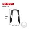 For Toyota Corolla -2024 Real Carbon Fiber Sticker Center Gear Shift Panel Trim Border Car Accessories Interior Decorative