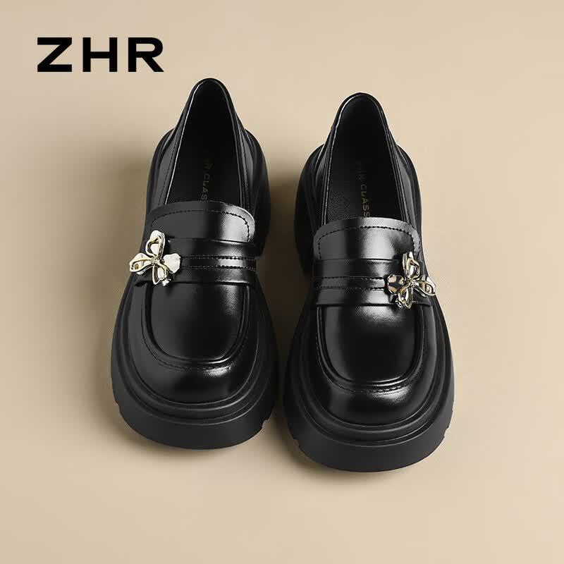ZHR Women's British Style Platform Loafers AH579P