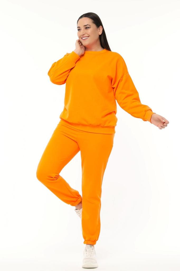 Damen Stil Übergröße Sweatshirt Plus Size Basic Bezauberndes Grün Sweatshirt