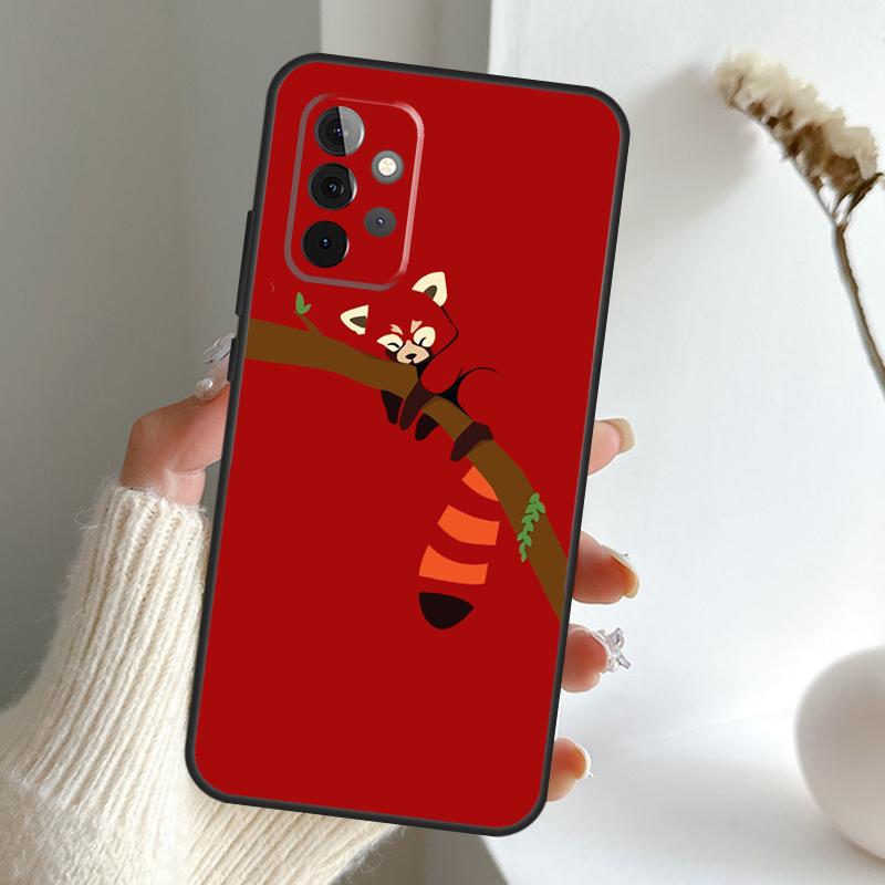

Red Panda Cute Animal Case For Samsung Galaxy A16 A26 A36 A56 A55 A35 A15 A54 A34 A14 A52 A32 A12 A13 A33 A53 A17 Samsung A35