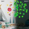 31 Delen DIY Ruimte Ruimteschip Thema Gloeiende Huis Muursticker Lichtgevende Kinderkamer Decoratie