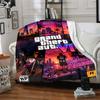 Grand Theft Auto Personalized Name Blanket Gift Personalized Blanket Comfortable Throw For Couch Chair Bedding Livingroom All-Season Use