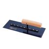 Bent Wood Handle Blue Steel Putty Knife & Drywall Scraper