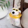 Anti-lost Plush Puppy Doll Keychain Stuffed Car Hanging Pendant West Highland Bag Pendant  Girls