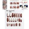 Lovely Nail Decals Removable Adhesive Manicure Art Jelly Double-sided Glue