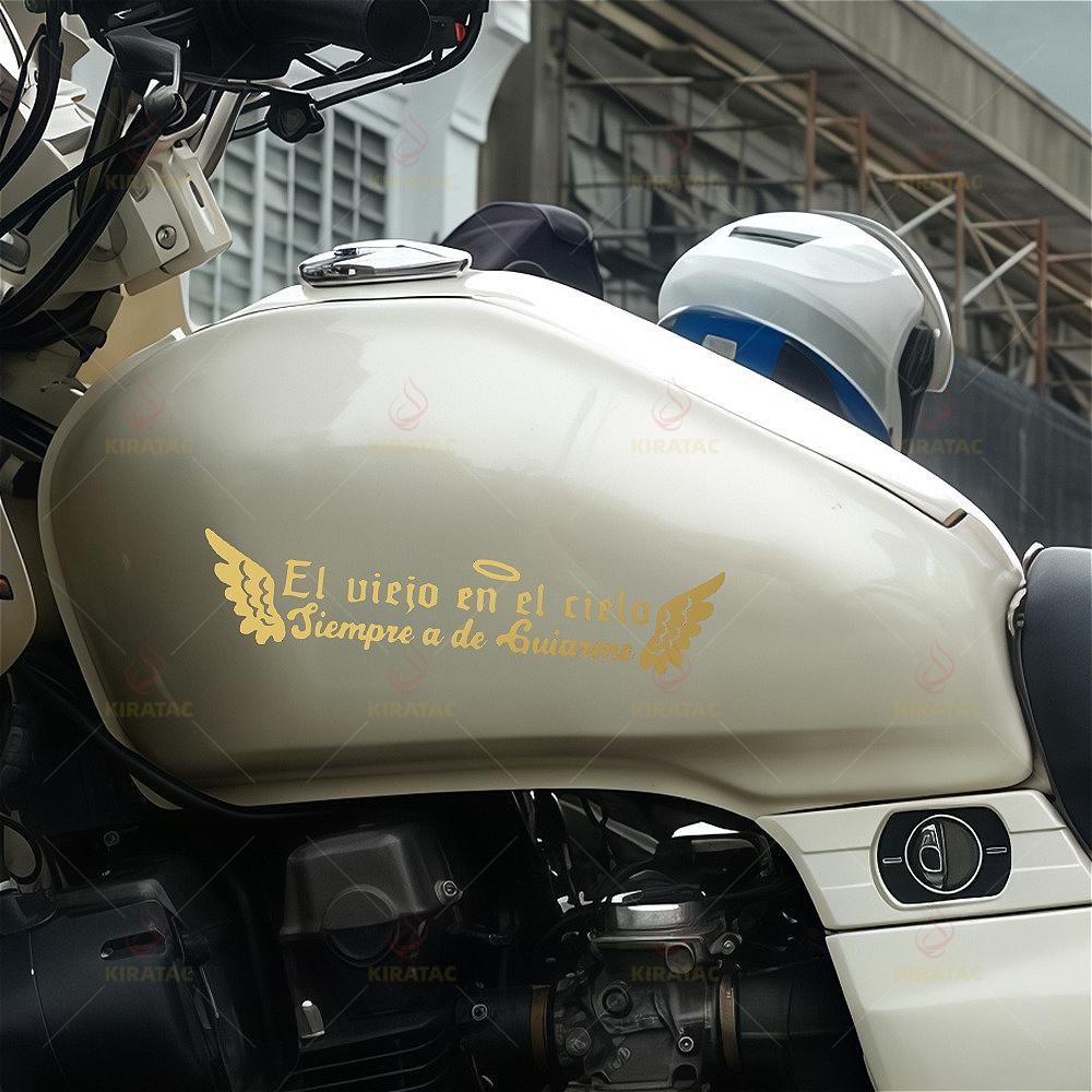 Healing Angel Element Spanish Motocycle Sticker Waterproof for Fairing Fuel Tank Car Trunk Window Scooter Universal Vinyl Decals