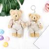 Bear Keychain Tiny Plush-Bear Keyring Party Favor Decorations for Boy Girl Wedding Birthday Keyring Funny Key-Holder