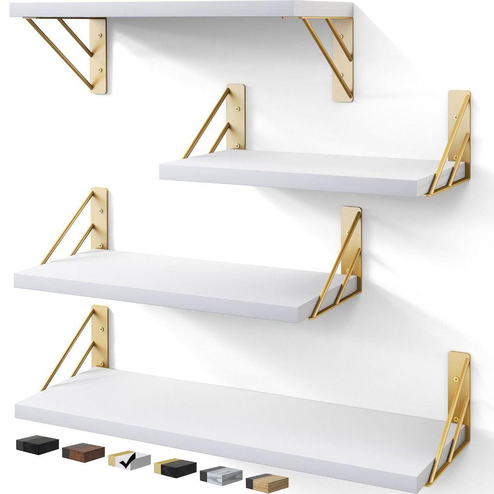 Sturdy Floating Shelves Save Space Floating Shelves for Wall Simple Storage Rack Wall Decor