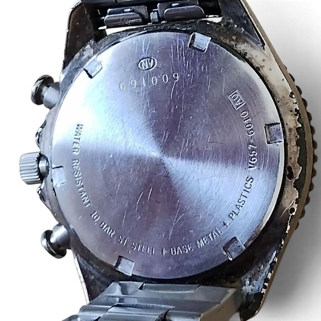 Used Working item Seiko Alba FIELD GEAR Chronograph Watch Men's