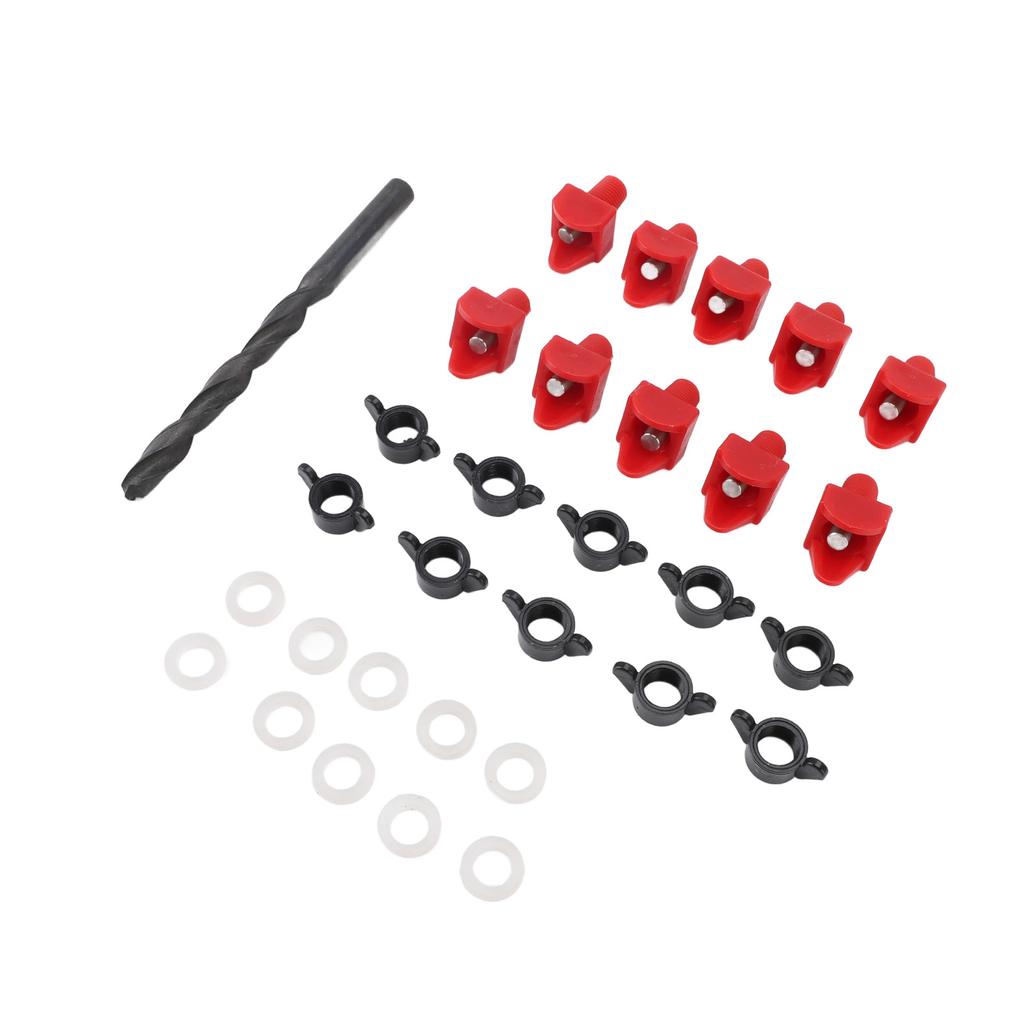 Horizontale Hühner-Tränkenippel Kunststoff Automatische Geflügeltränke-Set für Rohr Eimer