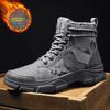 Men's Winter High-top Insulated Snow Boots Stylish And Comfortable Casual Thick Sole Anti-slip Cotton Shoes Size 39-44
