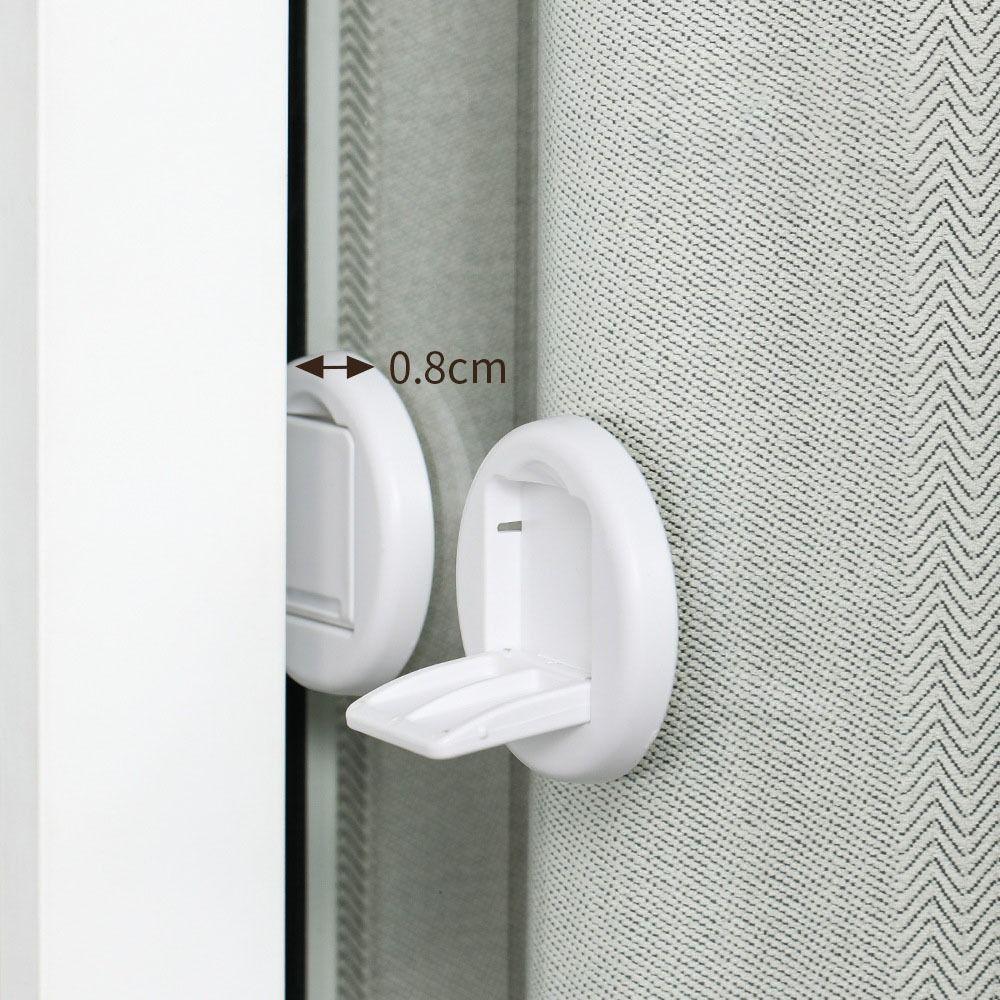 6pcs No Drilling Sliding Glass Door Lock Self-Adhesive Sliding Door Stopper  Children