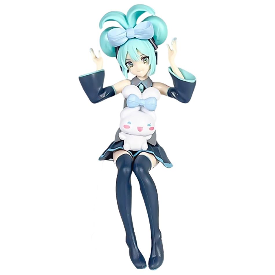 Anime Figurine Hatsune Miku Standing Posture and Sitting Posture Series Cute Action Model Pvc Toy Desktop Collection Gift