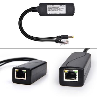 30W Gigabit POE Splitter DC5.5x2.1mm Netzteil für effiziente Stromverteilung in Büro-Netzwerkgeräten