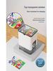 Stackable Four-Color Stamp with Automatic Pop-Up Lid, Clear Imprint, Customizable Patterns - Upgraded Design.