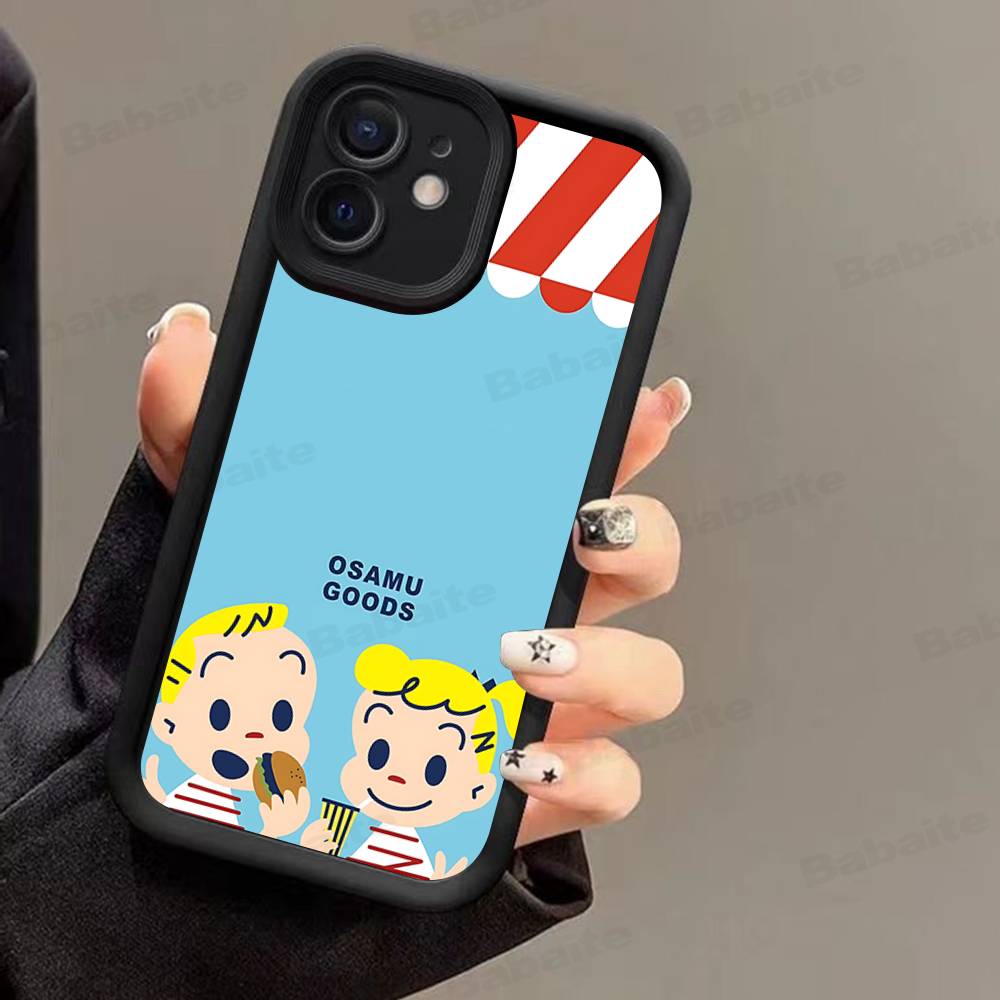 Fashion Osamu Goods Phone Case For IPhone 17 16 15 14 13 12 11 Air Plus Pro Max Soft Back Cover