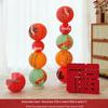 2026 New Year Red Fu Lanterns & Festive Spring Festival Wall Decor
