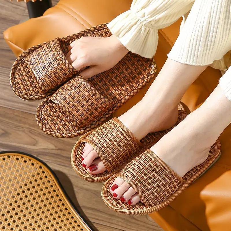 Fashion Indoor Shoes Pvc House Flat Sandals Man Slippers for Men Walk Around Home Casual Adult Comfortable Designer Luxury 2025 Style