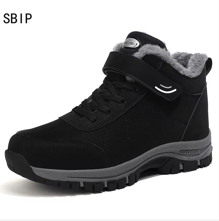 Winter Velvet Men s Shoes Hiking Sneaker Casual Snow Boots Waterproof Warm Men Boots Outdoor Male Trekking Sneaker Botas Zapatos 36