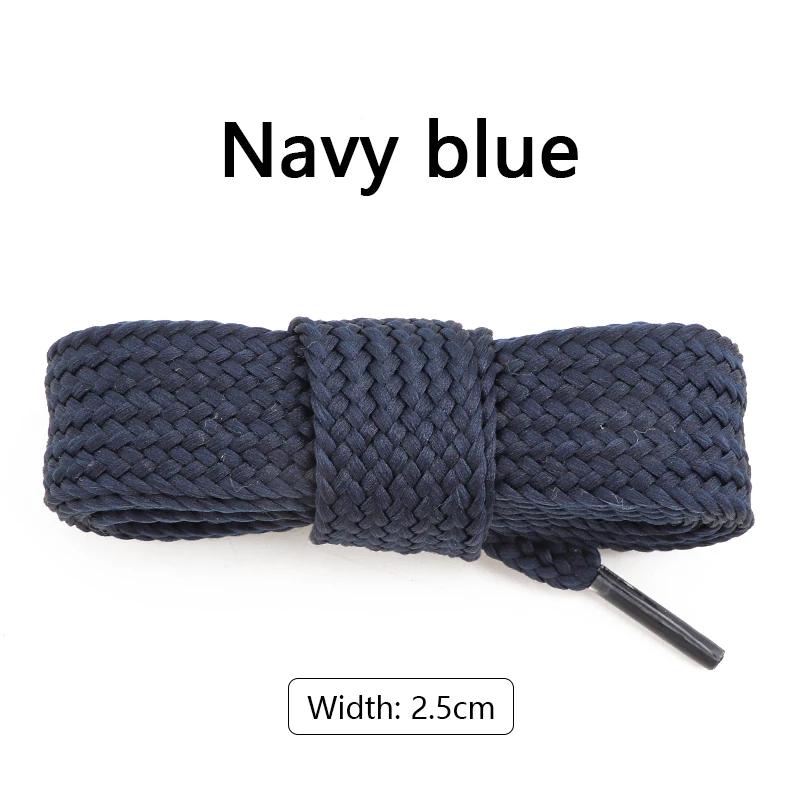 1Pair Flat Shoelaces for Sneakers AF1 Shoe Laces Width 2.5CM Shoelace Luxury Brand Laces Shoes 100/120/140/160cm Shoestrings