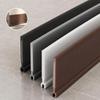 Built In Steel Insert Door Weather Stripping TPE Mouse Proof Door Seal  Household