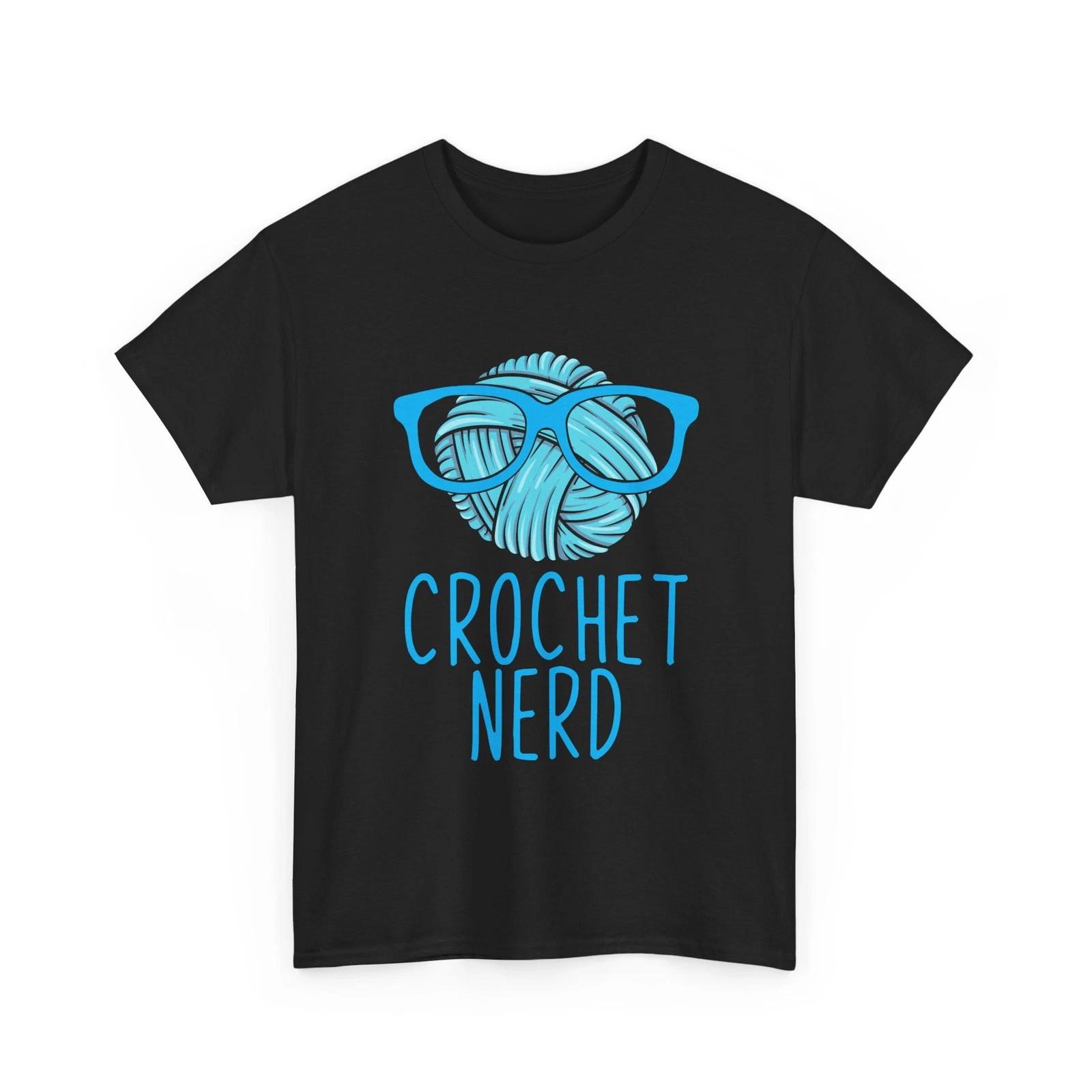 Knitting Shirt, Crochet Nerd Knitting Crocheting Lovers Women Shirt 4XL