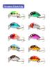56-Piece Floating Minnow Lure Set: Long Cast Sea Fishing Bionic Baits