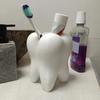 Toothbrush Holder, Tooth Shape, Pencil Cup, Cute Succulent Flowerpot, Stationery Container, Desk Ornament