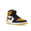 Air Jordan 1 Retro High OG Yellow Toe Unisex Sneakers Taxi Black Sail 555088-711